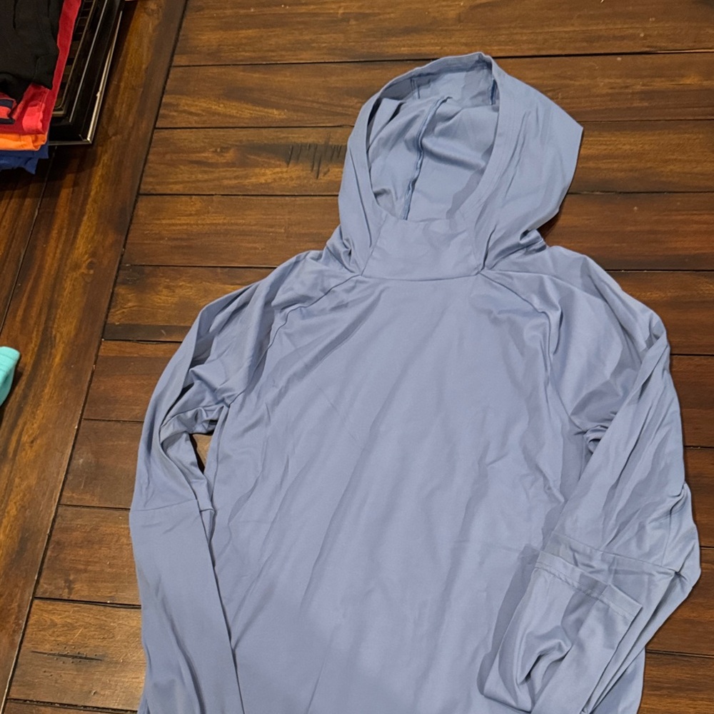 FLX Light Blue Hooded Pullover